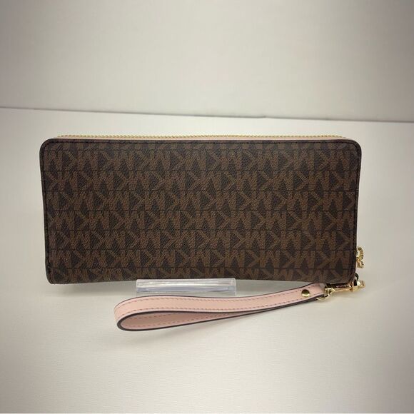 Michael Kors Continental Wallet/Wristlet NWT Powder Blush - Picture 3 of 7